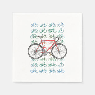 Serviette En Papier Vélos Motif vélo course cycliste MTB BMX Vélo Gi
