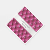 Serviette En Papier Velours Luxe Glam Rose (Coin)