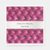 Serviette En Papier Velours Luxe Glam Rose Faux (Devant)