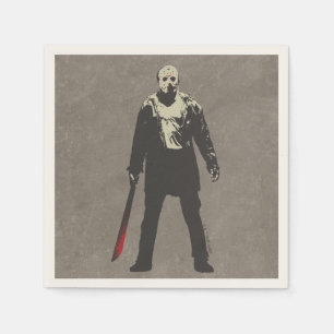 Serviette En Papier Vendredi 13   Jason Voorhees Caractère Art