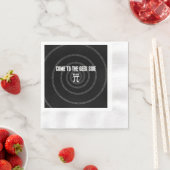 Serviette En Papier Venez au côté Geek pour Pi (En situation)