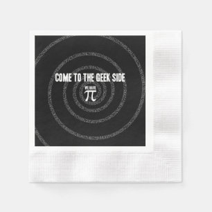 Serviette En Papier Venez au côté Geek pour Pi