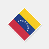 Serviette En Papier Venezuela flag custom napkins (Coin)