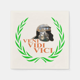 Serviette En Papier Veni Vidi Vici
