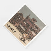 Serviette En Papier Venise vintage (Coin)