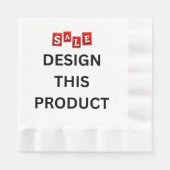 Serviette En Papier VENTE ! Papier couché à déjeuner serviettes -50 pa (Devant)