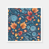 Serviette En Papier Vents d'automne (Devant)