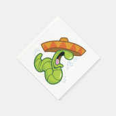 Serviette En Papier Ver ivre avec Sombrero Mexican Party (Coin)