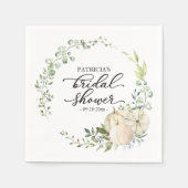 Serviette En Papier Verdir Eucalyptus Citrouille Fête de Mariage d'Aut (Devant)