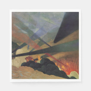 Serviette En Papier Verdun (World War One Battle Scene) (par Vallotton