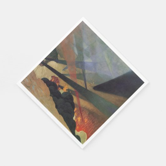 Serviette En Papier Verdun (World War One Battle Scene) (par Vallotton (Coin)