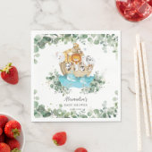 Serviette En Papier Verdure Noah's Ark Cute Animaux Bébé Anniversaire (En situation)