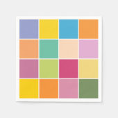 Serviette En Papier Vérificateurs de printemps (Devant)