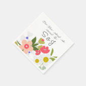 Serviette En Papier Véritable Amour (Coin)
