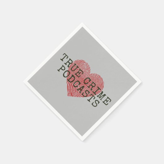 Serviette En Papier Véritable Revendication Podcast Lover Paper Party (Coin)