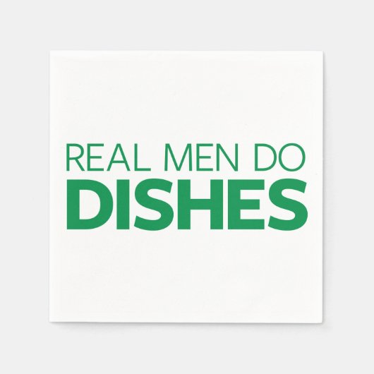 Serviette En Papier Véritables Hommes Do Plats (Devant)