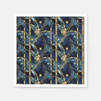 Serviette En Papier Verre céleste