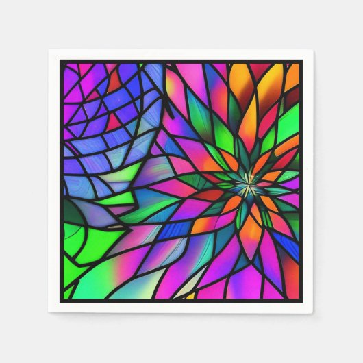 Serviette En Papier Verre de Faux (Devant)