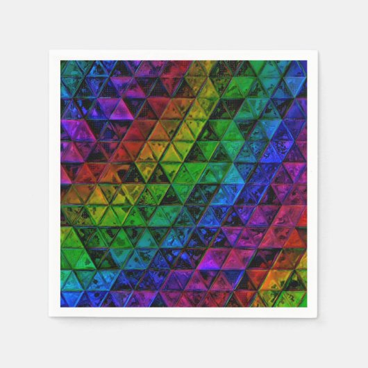 Serviette En Papier Verre de fierté (Devant)