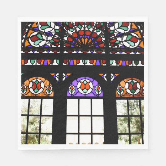 Serviette En Papier Verre tendu (Devant)