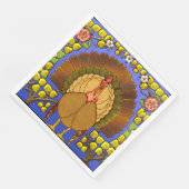 Serviette En Papier Verre verni Grâces à la Turquie (Coin)