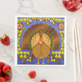 Serviette En Papier Verre verni Grâces à la Turquie (En situation)