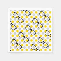 Verres Hipster Polka Dot Papier