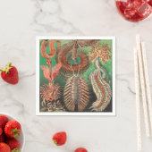 Serviette En Papier Vers, Annelids Chaetopoda par Ernst Haeckel (En situation)