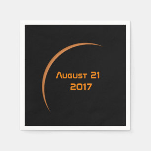 Serviette En Papier Vers le maximum 21 août 2017 Éclipse solaire parti