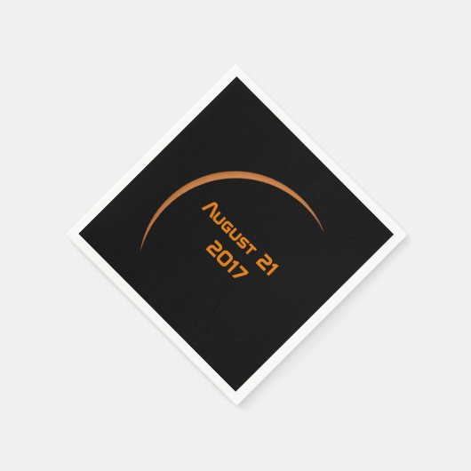 Serviette En Papier Vers le maximum 21 août 2017 Éclipse solaire parti (Coin)