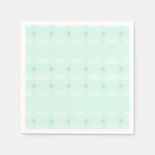 Serviette En Papier vert (Devant)