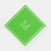 Serviette En Papier Vert (Coin)