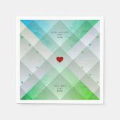 Serviette En Papier Vert (Devant)