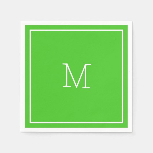 Serviette En Papier Vert (Devant)
