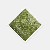 Serviette En Papier Vert Annabelle Hydrangea Mariage Floral (Coin)