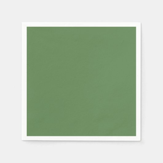 Serviette En Papier Vert botanique (Devant)