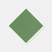 Serviette En Papier Vert botanique (Coin)