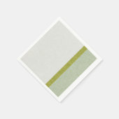 Serviette En Papier Vert clair olive vert abstrait rayures texturées (Coin)