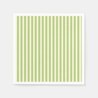 Serviette En Papier Vert clair rayé à petits carreaux vintage Fermette