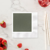 Serviette en papier vert mousse texturé – Personna (En situation)