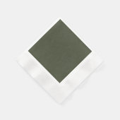 Serviette en papier vert mousse texturé – Personna (Coin)