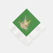 Serviette En Papier Vert naturel avec un look nature (Coin)