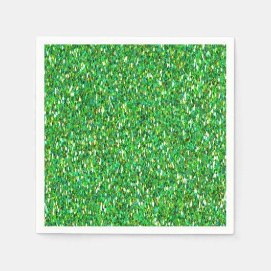 Serviette En Papier Vert Noël (Devant)