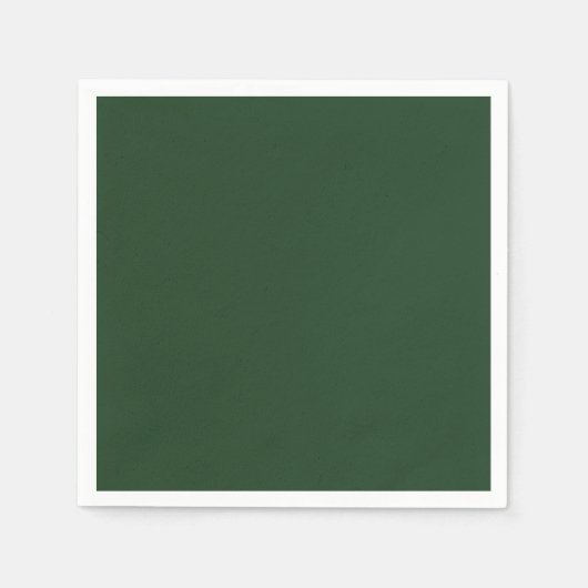 Serviette En Papier Vert Noël, Vert Vacances, Vert Solide, (Devant)