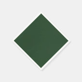 Serviette En Papier Vert Noël, Vert Vacances, Vert Solide, (Coin)