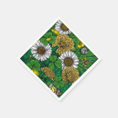 Serviette En Papier Vert printemps (Coin)