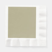 Serviette En Papier Vert sage (Devant)