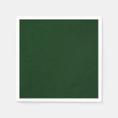 Serviette En Papier Vert très foncé (Devant)