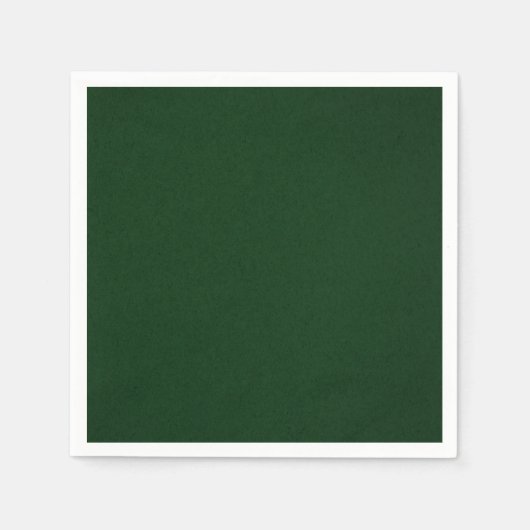 Serviette En Papier Vert très foncé (Devant)