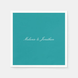 Serviette En Papier Vert turquoise